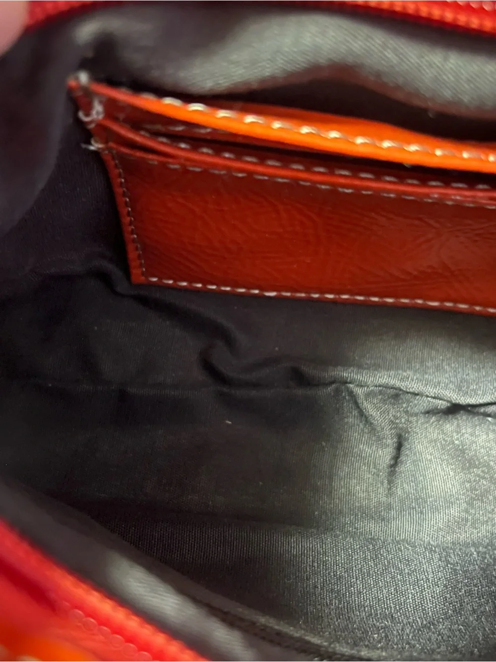 NWT Nine & Co. Jolie Too Coral Patent Wristlet Clutch